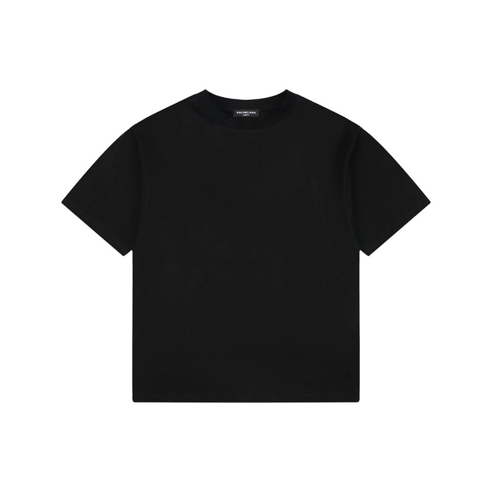 Balenciaga Hem Label Oversized T-Shirt Front view