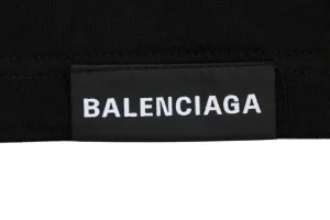 Balenciaga Hem Label Oversized T-Shirt Brand