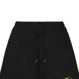 Burberry Check Hem Equestrian Logo Shorts