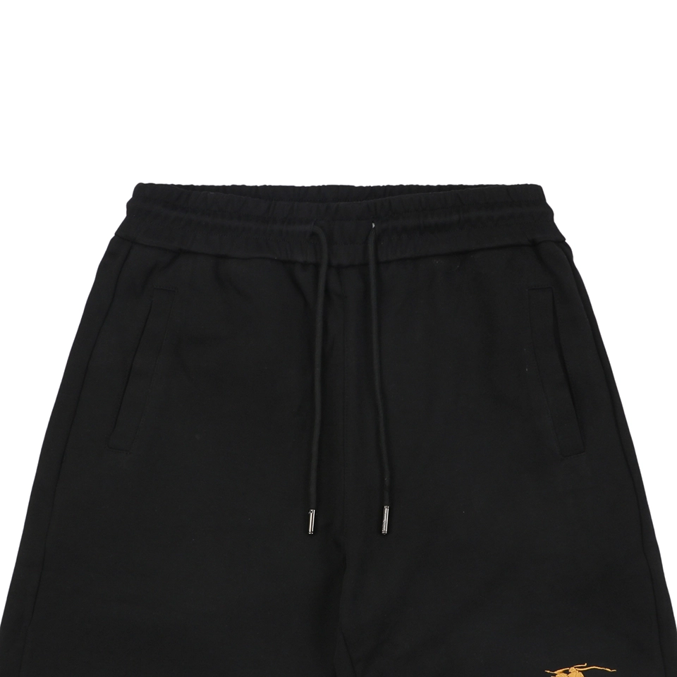 Burberry Check Hem Equestrian Logo Shorts