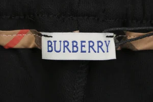 Burberry Check Hem Equestrian Logo Shorts Brand label