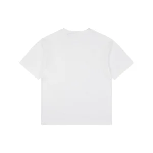 Burberry Circle Check Knight Embroidered T-Shirt White Back view