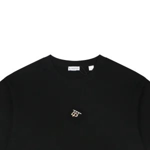 Burberry Diagonal Check BT Monogram T-Shirt Black