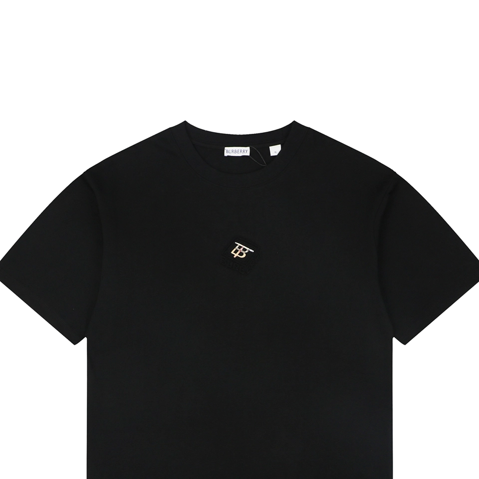 Burberry Diagonal Check BT Monogram T-Shirt Black
