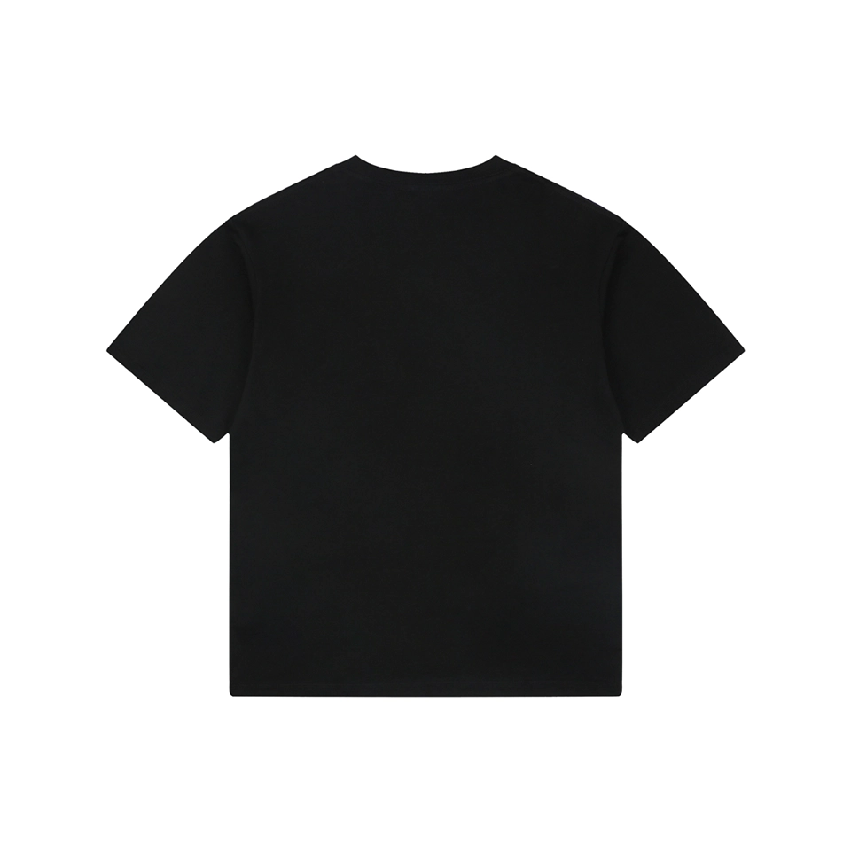 Burberry Diagonal Check BT Monogram T-Shirt Black Back view