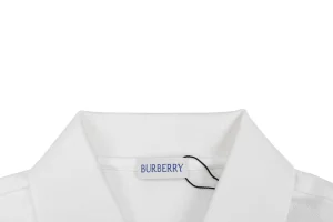 Burberry Equestrian Knight Embroidered Polo T-Shirt White