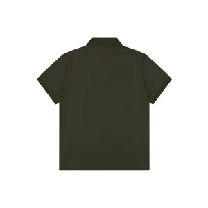 Burberry Equestrian Knight Embroidered Polo T-Shirt Green back view