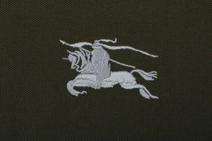 Burberry Equestrian Knight Embroidered Polo T-Shirt Green Brand