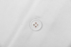 Burberry Equestrian Knight Embroidered Polo T-Shirt White Button