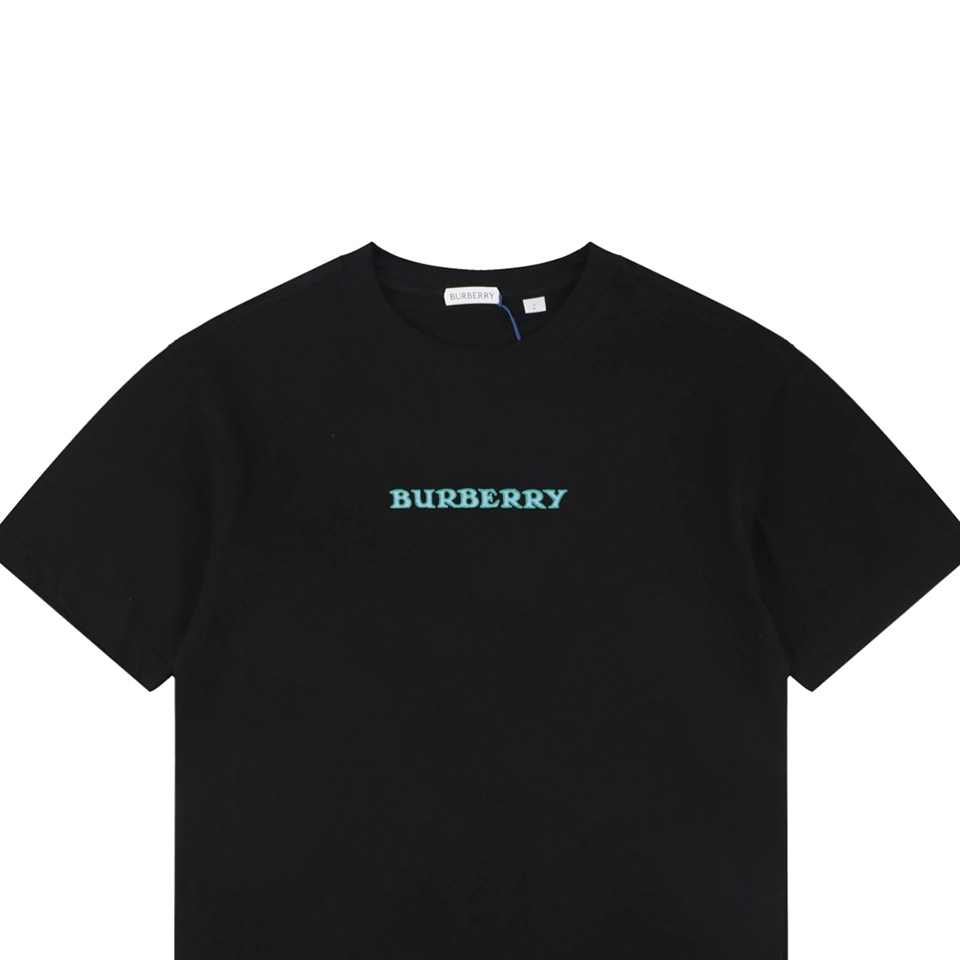 Burberry Equestrian Knight Graphic T-Shirt Black