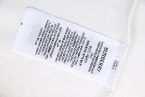 Burberry Equestrian Knight Graphic T-Shirt White Wash label