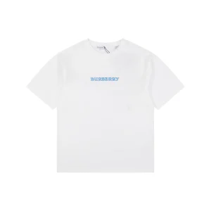 Burberry Equestrian Knight Graphic T-Shirt White Front view