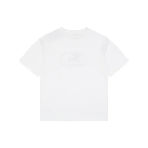 Burberry Equestrian Knight Signature Embroidered T-Shirt White Back view
