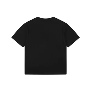 Burberry Gradient Knight Logo Graphic T-Shirt Black back view