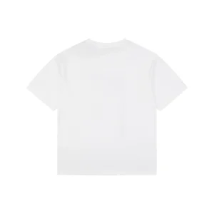 Burberry Gradient Knight Logo Graphic T-Shirt White Back view