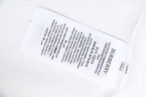 Burberry Gradient Knight Logo Graphic T-Shirt White Wash label