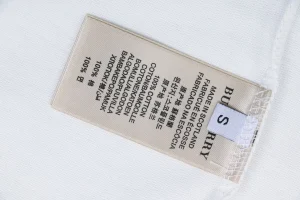 Burberry Oval Rope Knight Embroidered T-Shirt White Wash label