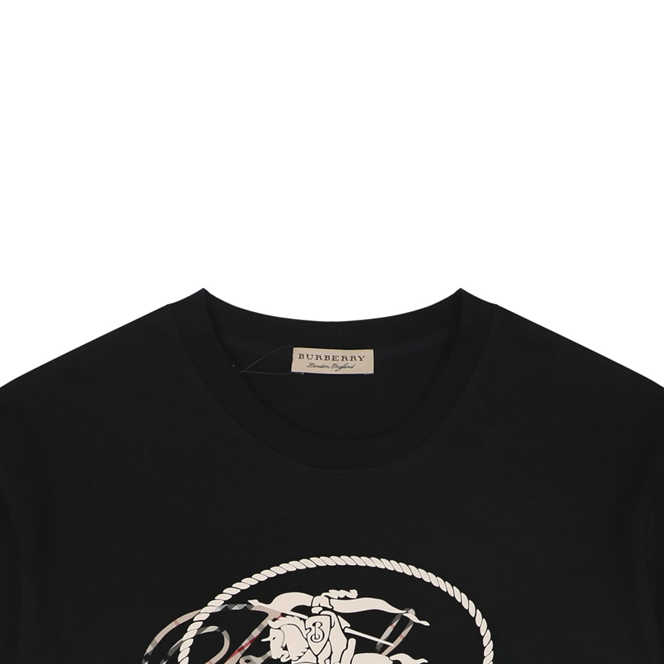 Burberry Signature Knight Graphic T-Shirt Black