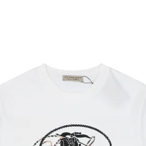 Burberry Signature Knight Graphic T-Shirt White