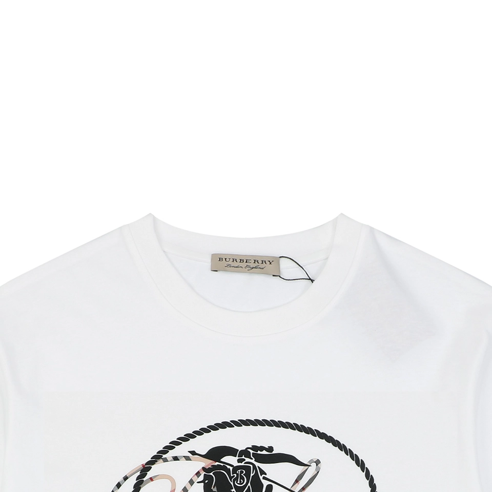 Burberry Signature Knight Graphic T-Shirt White
