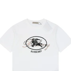 Burberry Signature Knight Graphic T-Shirt White
