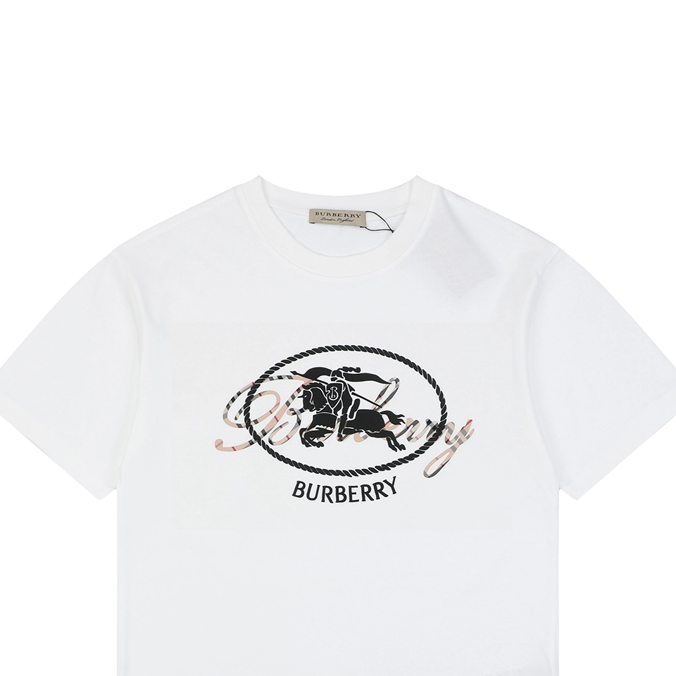 Burberry Signature Knight Graphic T-Shirt White