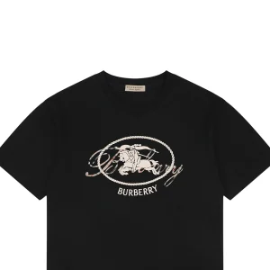 Burberry Signature Knight Graphic T-Shirt Black