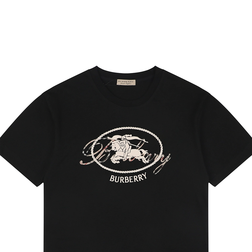 Burberry Signature Knight Graphic T-Shirt Black