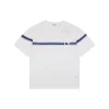 BBry Stripe Equestrian Knight T-Shirt (White/Black)