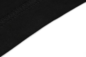 Burberry Stripe Logo Embroidered Oversized T-Shirt Black