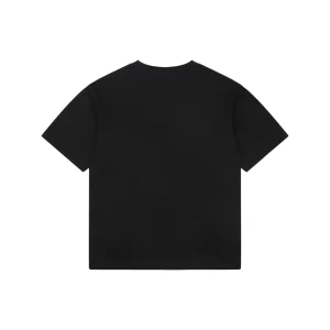 Burberry Stripe Logo Embroidered Oversized T-Shirt Black Back view