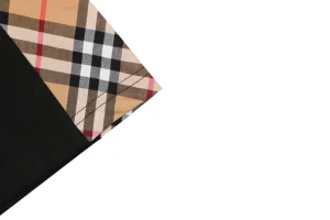 Burberry Vintage Check Panel T-Shirt Black
