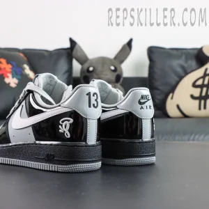 Heel detail showing number 13 and Nike Air branding