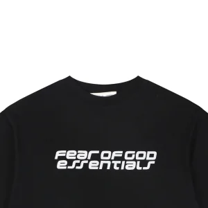 Fear of God Essentials Double-Line Logo T-Shirt Black