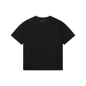 Fear of God Essentials Double-Line Logo T-Shirt Black Back view