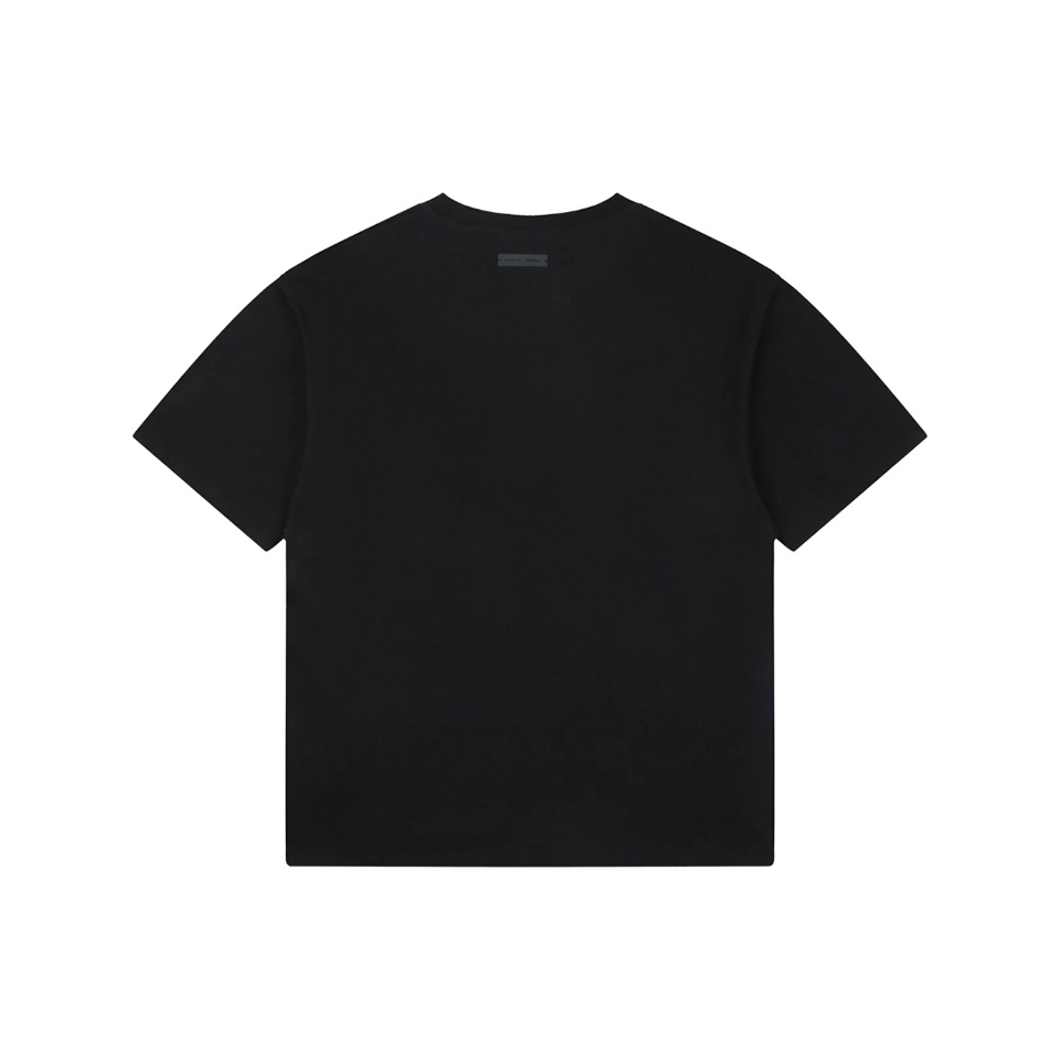 Fear of God Essentials Double-Line Logo T-Shirt Black Back view
