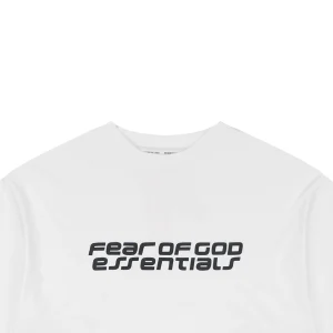 Fear of God Essentials Double-Line Logo T-Shirt White