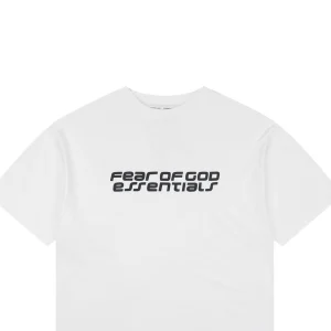 Fear of God Essentials Double-Line Logo T-Shirt White