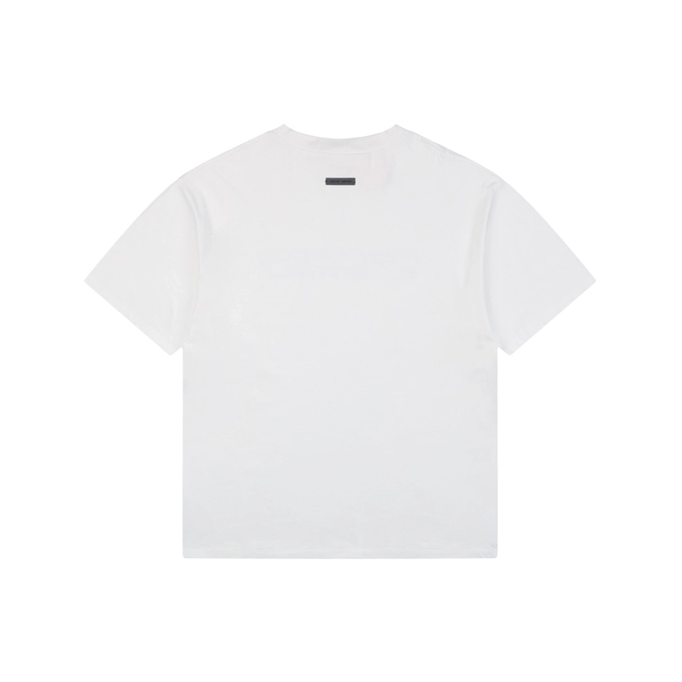 Fear of God Essentials Double-Line Logo T-Shirt White Back view