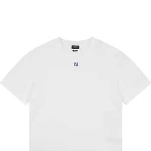 Fendi Center Blue FF Embroidered T-Shirt