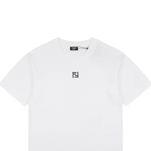 Fendi FF Blue-Line Embroidered Oversized T-Shirt