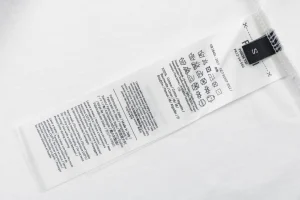 Fendi FF Blue-Line Embroidered Oversized T-Shirt Wash label