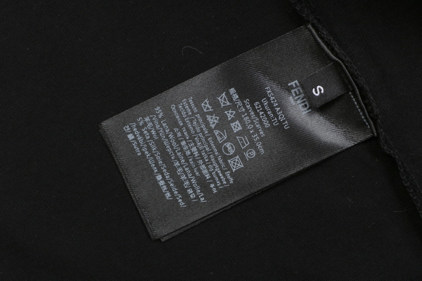 Fendi FF Faux Pocket Graphic T-Shirt Wash label