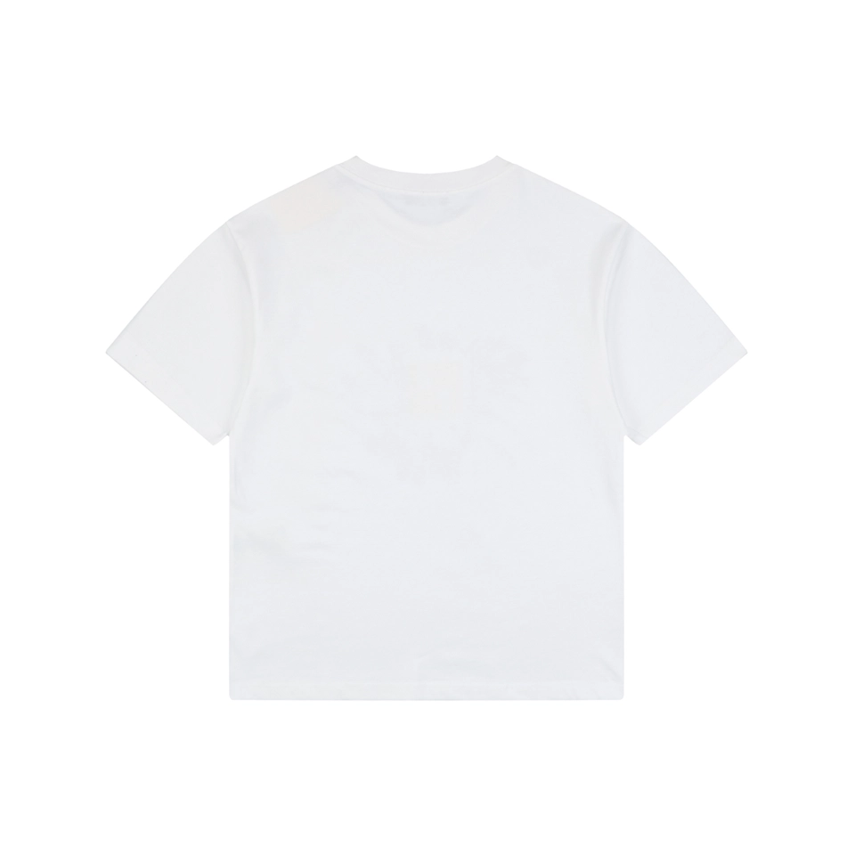 Fendi Geometric Colorblock FF Logo T-Shirt White Back view