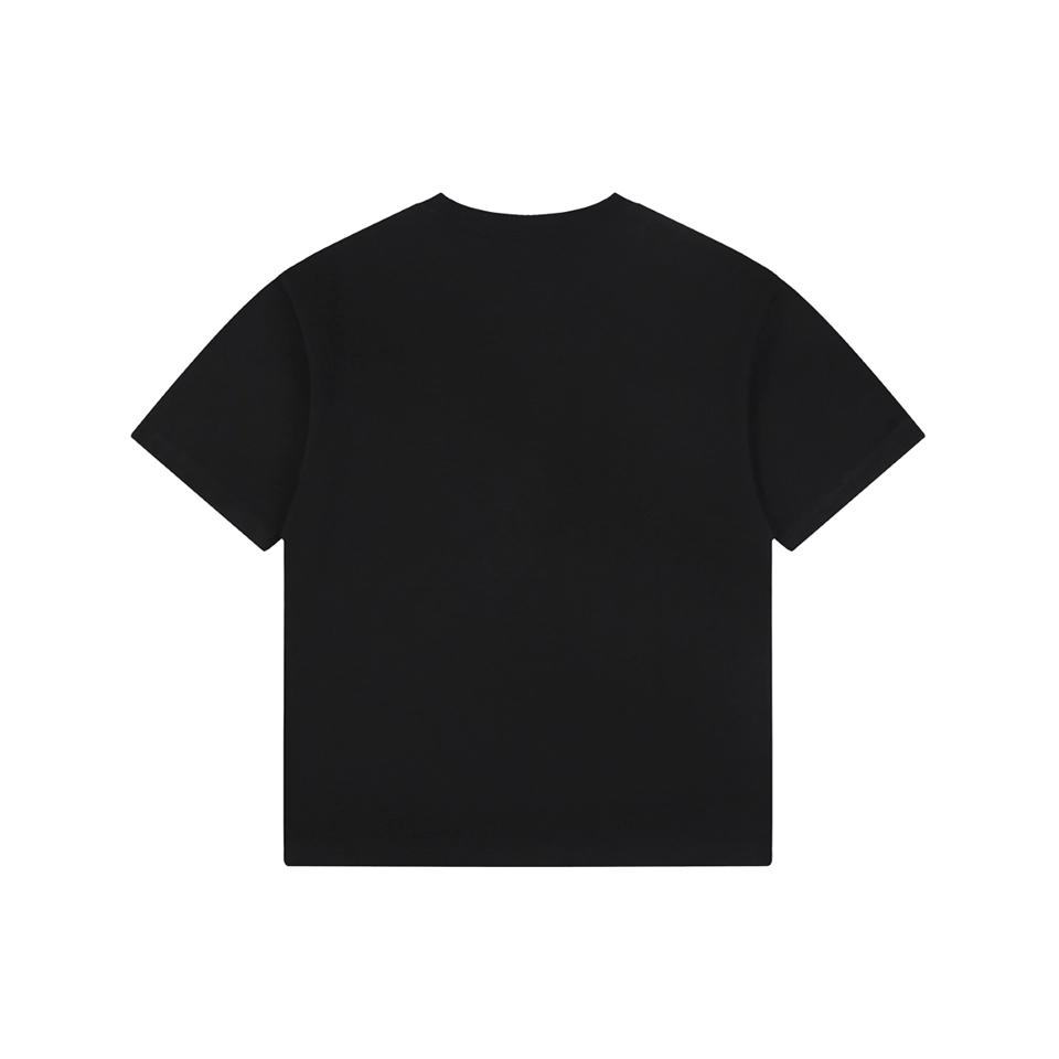 Fendi Geometric Colorblock FF Logo T-Shirt Black Back view