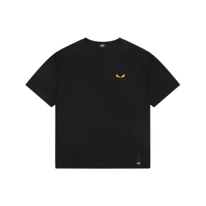 Fendi Monster Eyes Embroidered Oversized T-Shirt Black Front view