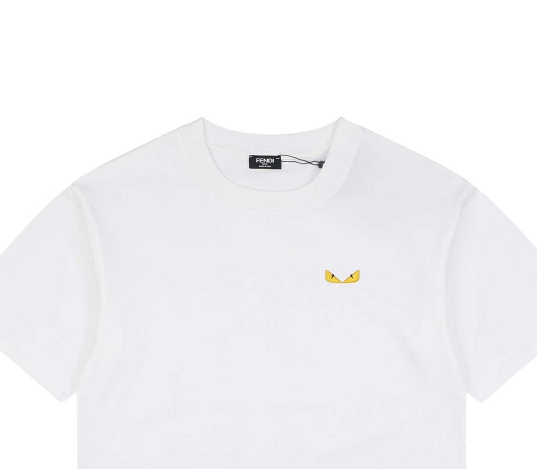 Fendi Monster Eyes Embroidered Oversized T-Shirt