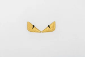 Fendi Monster Eyes Embroidered Oversized T-Shirt Front Brand