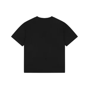 Fendi Multicolor FF Embroidered Heavyweight T-Shirt Black Back view