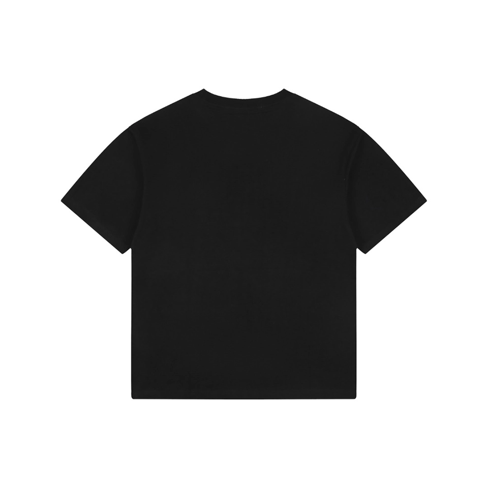 Fendi Multicolor FF Embroidered Heavyweight T-Shirt Black Back view